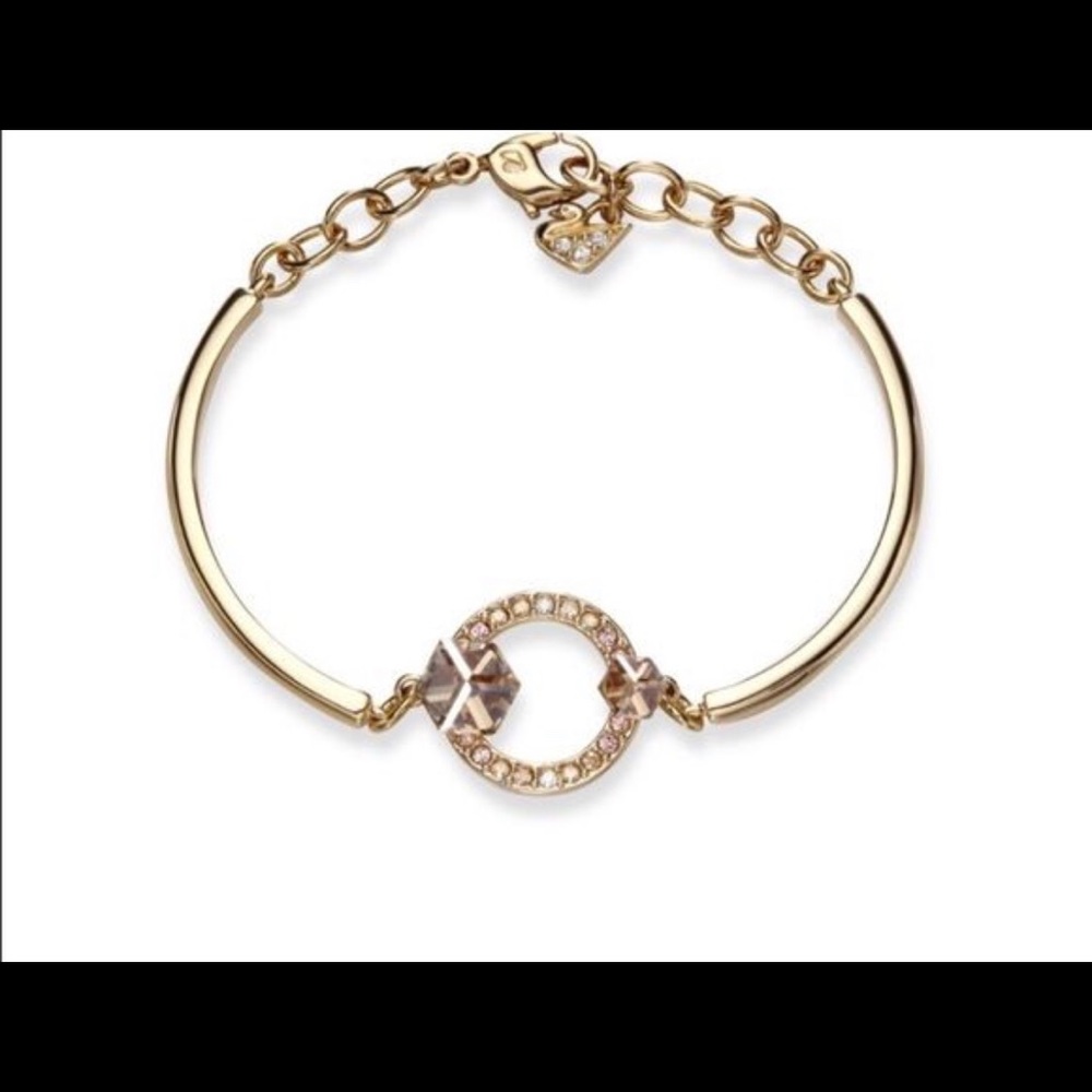 Swarovski Geometric Bangle Bracelet